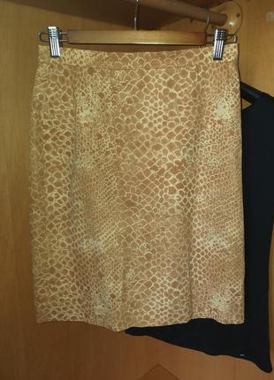 Прямая юбка от бренда премиум класса laurel jeans, s