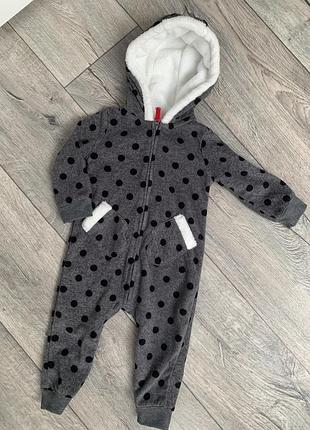 Флісовий чоловічок carter’s 12 міс