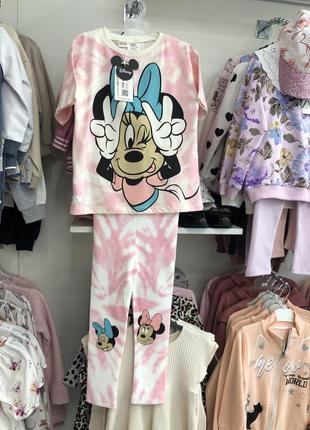 Костюм футболка мінні, minnie, zara, літній 92, 98, 104, 110