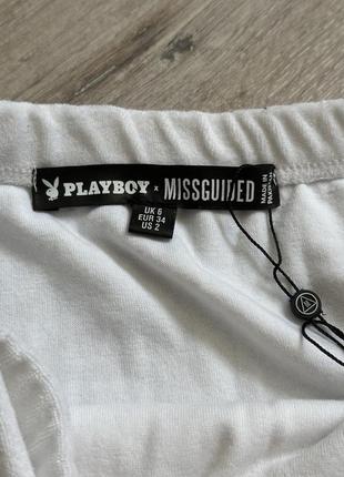 Летняя юбка на запах, коолаборация missguided&amp;playboy4 фото