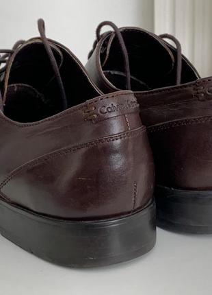 Кожаные туфли calvin klein (eu 44,5) 2