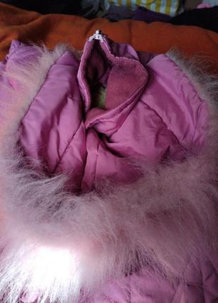 Пальто с желеткой розовое10 фото