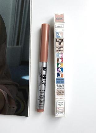 Кремові тіні the balm🇺🇸batter up long long wearing eyeshadow stick відтінок curveball3 фото