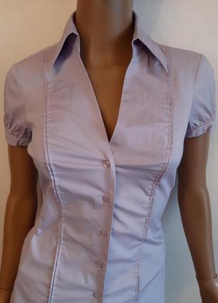 Вишукана стильна жіноча сорочка sisley, італія, р.xs2 фото