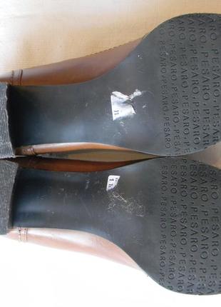 Женские кожаные туфли pesaro р.37 (24,7 см)4 фото
