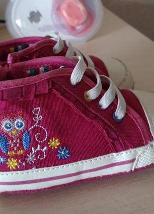 Пинетки-кеды на 6-12 мес children place