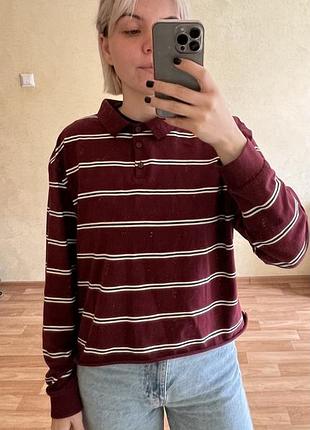 Кофта-рубашка в смужку pull&bear