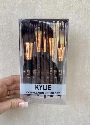 Распродажа! набор кистей для макияжа kylie complexion brush set 5 шт2 фото