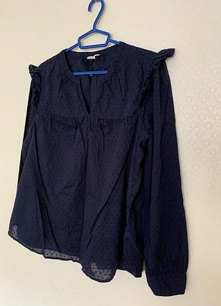 Эффектная натуральная блуза. gap