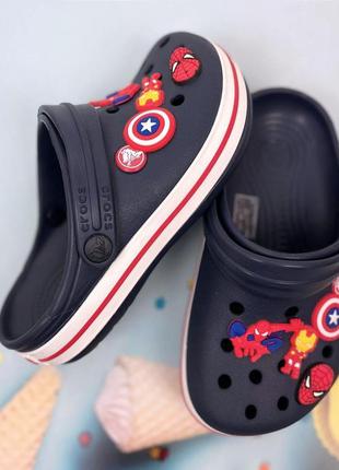 Дитячі крокси сабо crocs crocband kids navy original