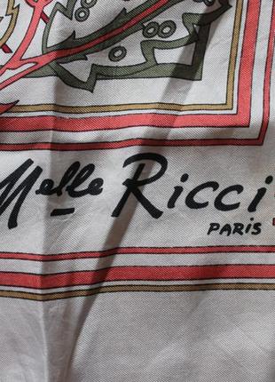 Привлекательный нежный шелковый платок франция париж melle ricci2 фото