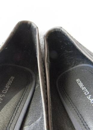 Roberto santi  кожаные туфли на каблуке р.39 (25,5 см)3 фото