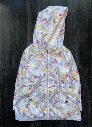 Легка квіткова куртка, вітрівка f&f, 4-5 років