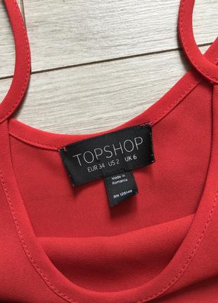 Шифоновый кроп топ майка topshop5 фото