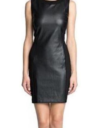 H&m кожаное платье 3