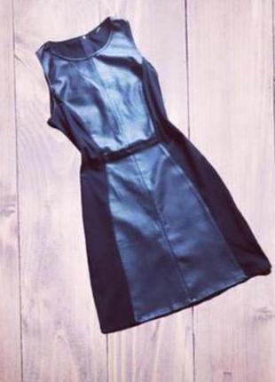 H&m кожаное платье 4