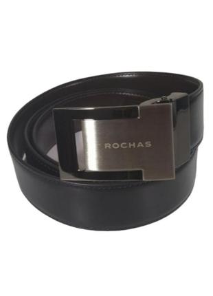 Rochas. класичний, шкіряний ремінь, франція.1 фото