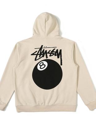 Кофта stussy 8 ball zip