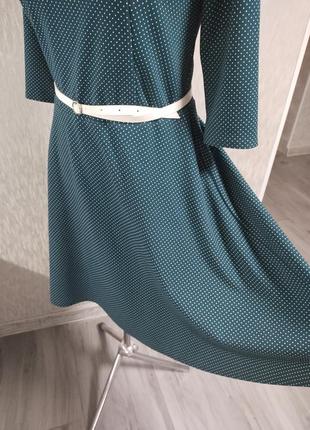 Весняна сукня в горошок4 фото