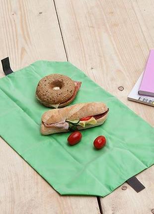 Еко-конверт для бутербродой і перекусів2 фото