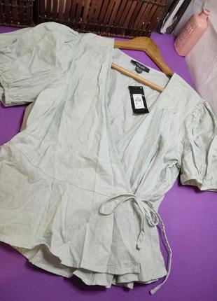 💡⬇️ блуза натуральная на запах ⬇️💡 оформление безопасной оплаты 24 на 7 💡⬇️2 фото