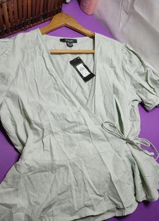 💡⬇️ блуза натуральная на запах ⬇️💡 оформление безопасной оплаты 24 на 7 💡⬇️8 фото