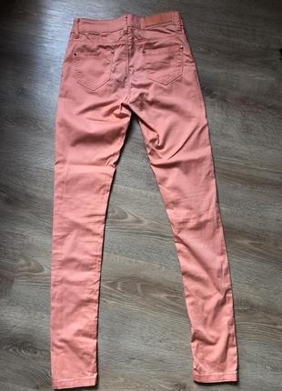 Штани ніжного персикового кольору3 фото