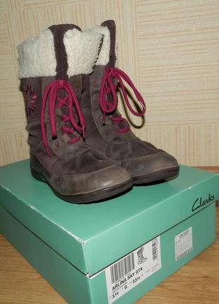 Зимові чобітки clarks р. 33, 5 устілка 21, 5 см4 фото