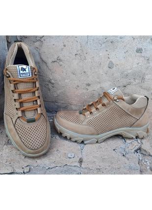 Літні тактичні кросівки чоловічі шкіряні 40-45р черевики військові армійські наявність з натуральної5 фото