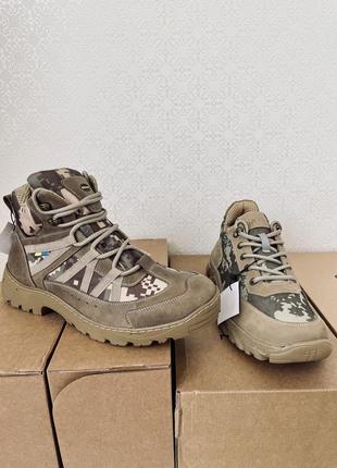 Берці жіночі літні тактичні шкіряні 36-47р черевики військові армійські у наявності з натуральної5 фото