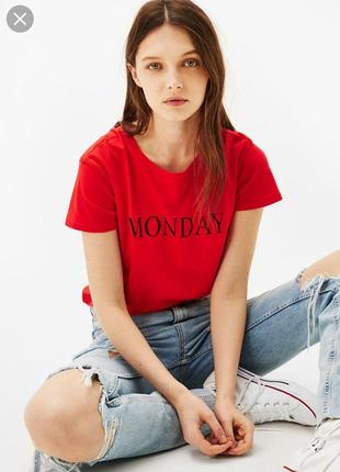 Красивая футболка bershka