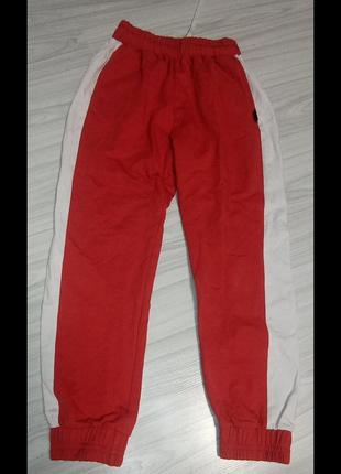 Брюки с лампасами на девочку