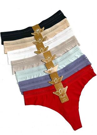 Трусы стринги женские lavolle, бесшовные 44 46 48
