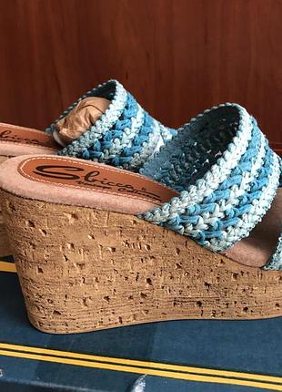 Шлёпанцы  на платформе sbicca, оригинал