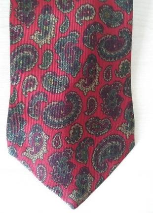 Burberrys  vintage  (оригинал)  шелковый галстук7 фото