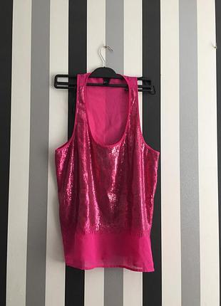 Яркая майка в палетках от h&m