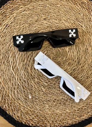 Окуляри off white чорні ⚫️, окуляри сонцезахисні 2023 унісекс1 фото