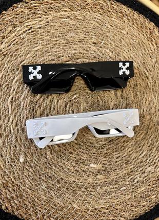 Окуляри off white чорні ⚫️, окуляри сонцезахисні 2023 унісекс7 фото
