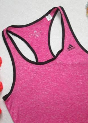 Фірмова спортивна майка борцовка рожевий меланж adidas оригінал2 фото