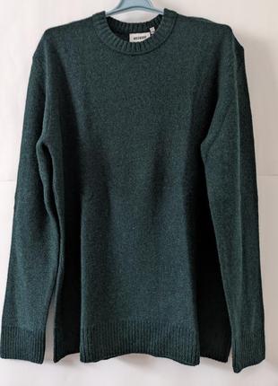 Чоловічий в'язаний джемпер weekday h&m,кофта,пуловер,теплий,світер,светр,вовняний,кардиган,шерсть,l