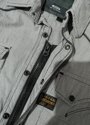 Мужская рубашка / g-star raw / рубашка в клетку / летняя рубашка / мужская одежда /