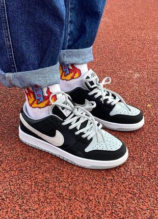 Кросівки nike sb dunk low black grey