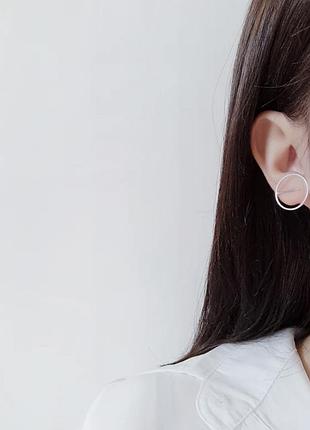 Цікаві срібні сережки