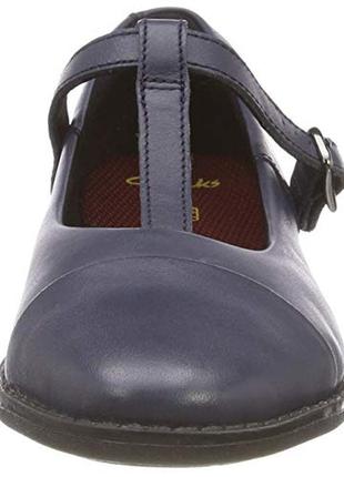 Шкільні туфлі clarks drew shine navy3 фото