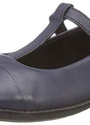 Шкільні туфлі clarks drew shine navy4 фото