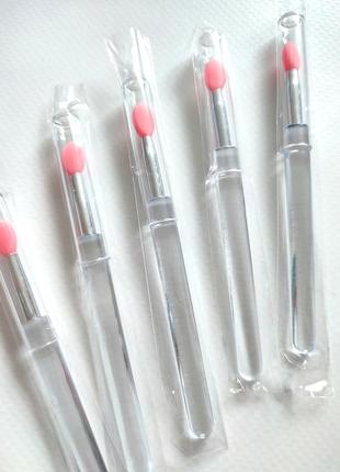 Laneige аплікатор для губ силіконовий рожевий кісточка пензлик прозорий силіконова для бальзаму помади ланейдж