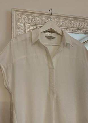 Базовая белая блузка2 фото