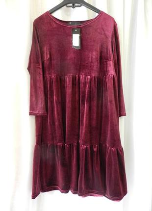 Стрейчевое плаття стрейч велюр оксамит плечі 39 см пог 49 см тягнеться на 69 см побіди 78 см тягнеть
