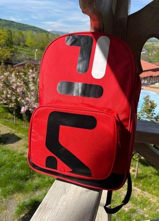 Красный рюкзак fila3 фото