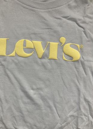 Levi’s оригинал из ничечины, голуба с желтым логотипом l4 фото